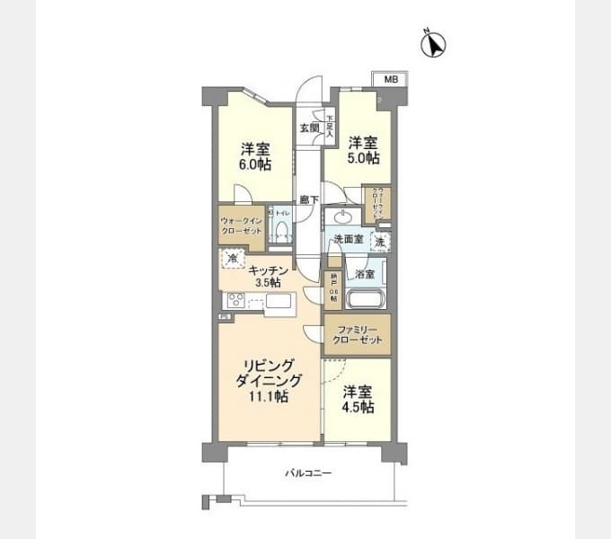 Preview floorplan of Proud Kawasaki Yako