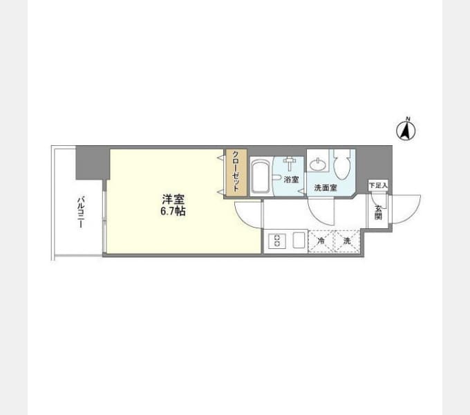 Preview floorplan of Alpha Court Nishikawaguchi 23