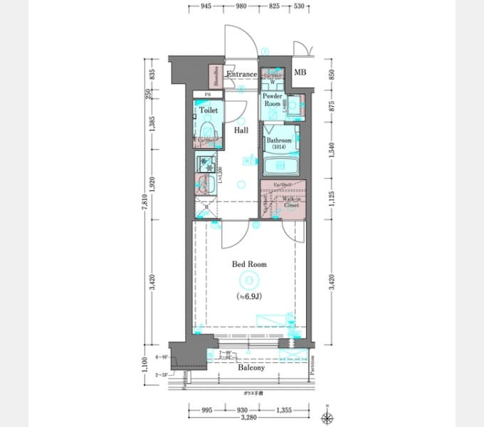 Preview floorplan of Placido Kyoto