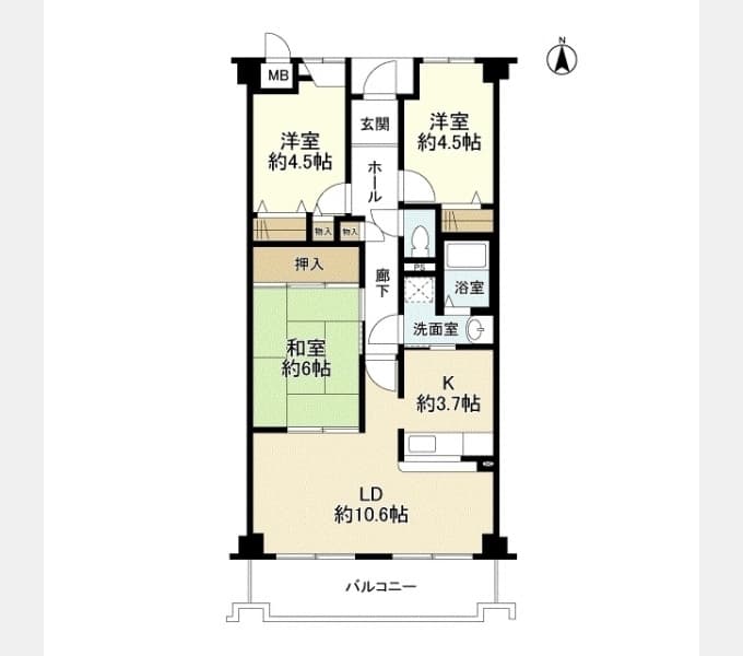 Preview floorplan of Takakurayama Heights