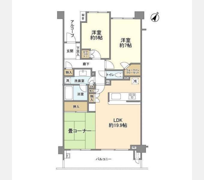 Preview floorplan of HiCelesa Igusa Forest Duo Garden