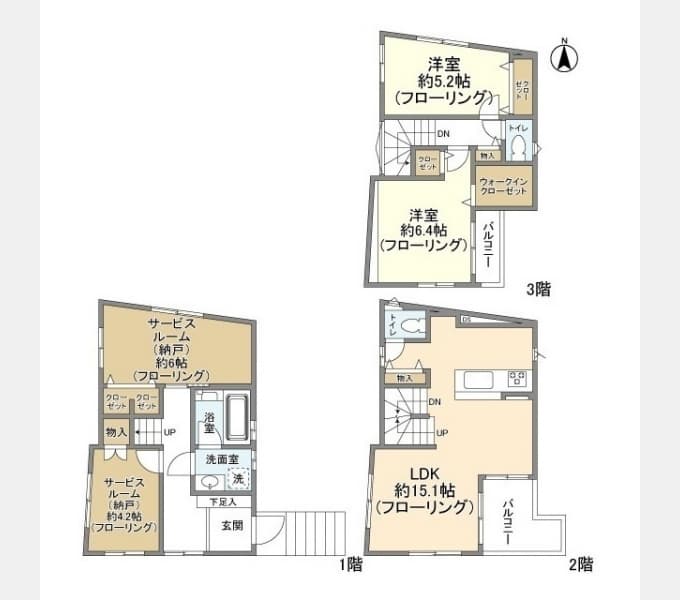 Preview floorplan of Kolet Minami Gyotoku