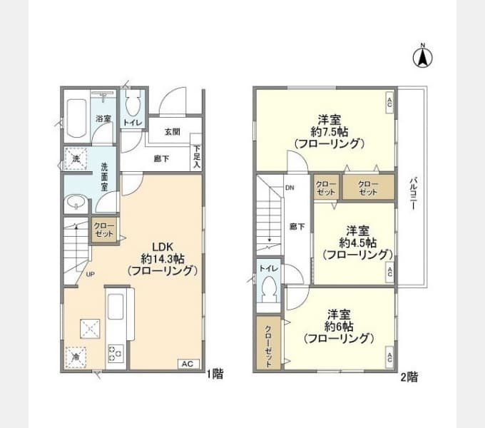 Preview floorplan of Kolet Nisshin #03