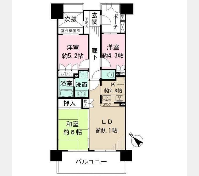 Preview floorplan of Gardenaville Laguna Taenori Ichikawa