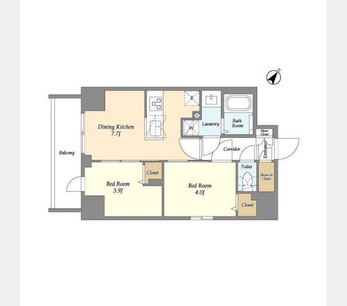 Preview floorplan of Augusta Residence Shinkoiwa