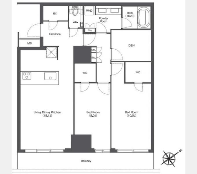 Preview floorplan of Tokyo Port City Takeshiba Residence Tower