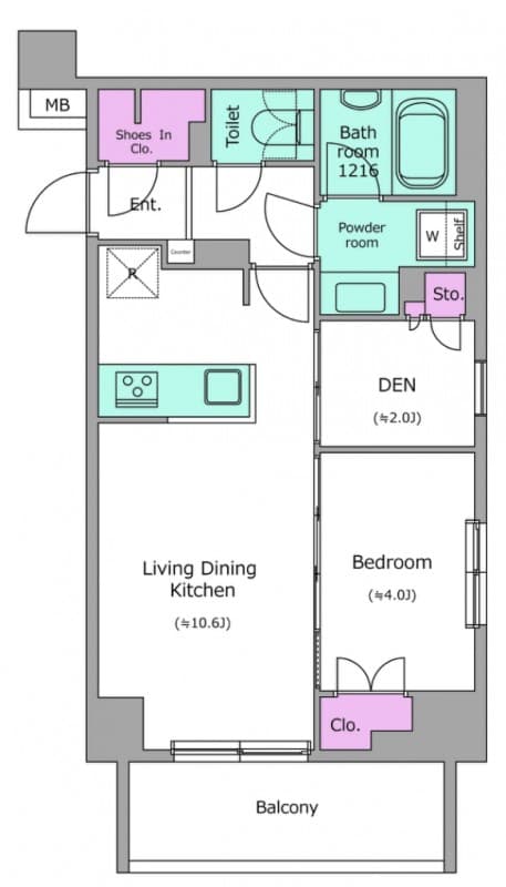 Preview floorplan of Due Kikukawa