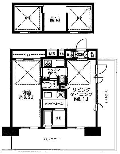 Preview floorplan of Residia Omori Higashi