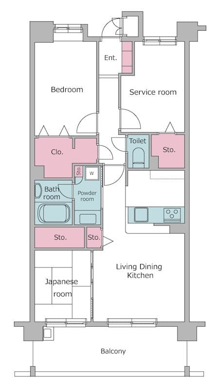 Preview floorplan of Residia Higashimatsudo