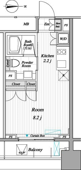 Preview floorplan of Residia Kinshicho II