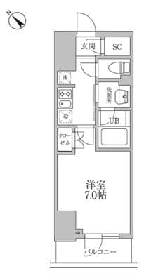 Preview floorplan of Residia Bunkyo Hongo III