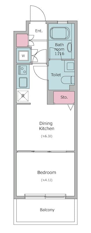 Preview floorplan of Residia Sasazuka