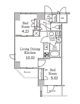 Preview floorplan of Residia Sendagi
