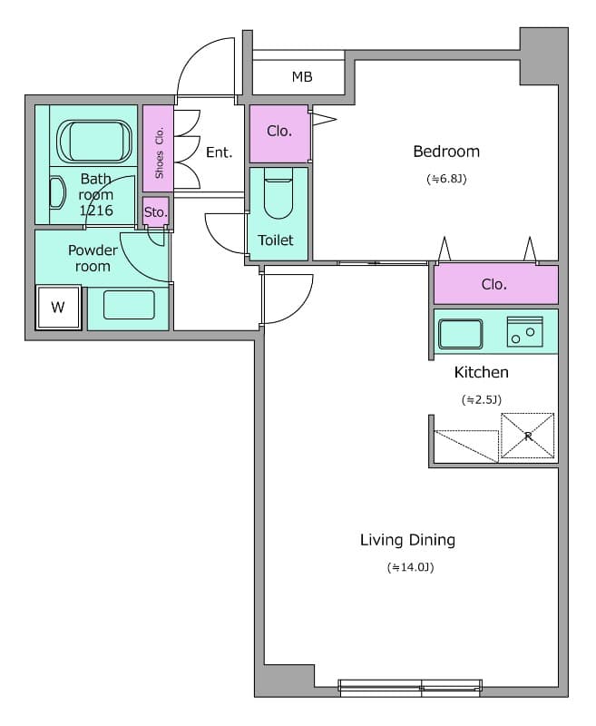 Preview floorplan of Residia Nishiazabu