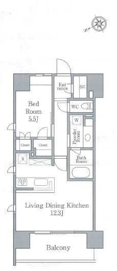 Preview floorplan of Park Flats Asakusabashi