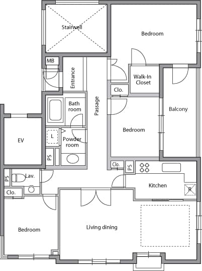 Preview floorplan of Residia Kamimeguro