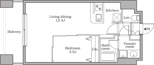 Preview floorplan of Residia Shiba Daimon II