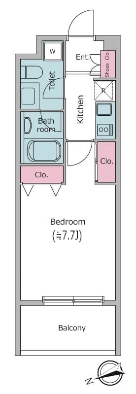 Preview floorplan of Residia Yutenji