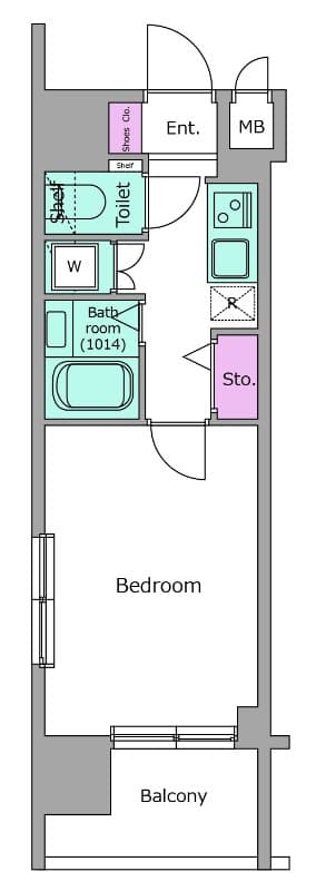 Preview floorplan of Residia Kagurazaka