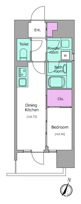 Preview floorplan of Duo Flats Iidabashi WEST