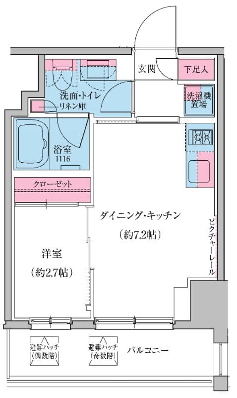 Preview floorplan of Crevia Rigse Yukigaya Otsuka