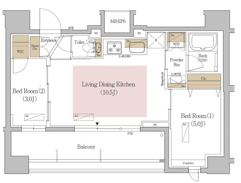 Preview floorplan of Urbanex Bunkyo Hongo