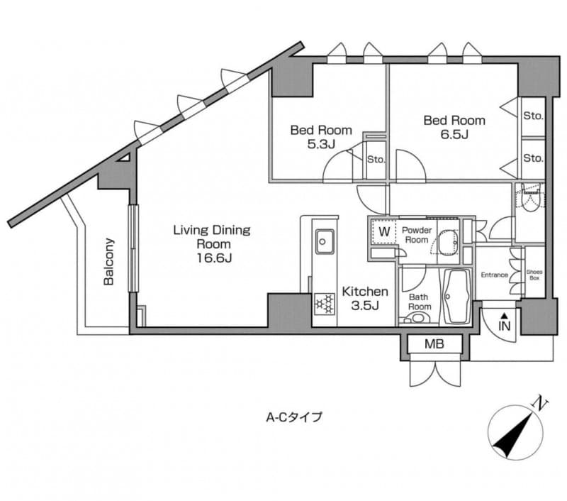 Preview floorplan of Residia Tower Nakameguro