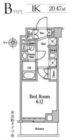Preview floorplan of Residia Minami Shinagawa II