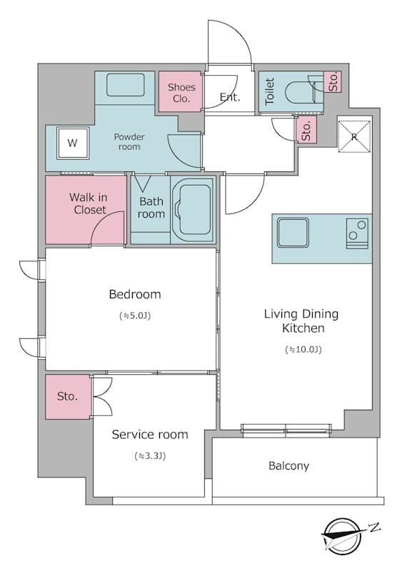Preview floorplan of Residia Omori II