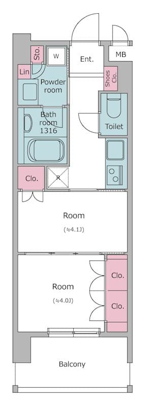 Preview floorplan of Residia Bunkyo Hongo