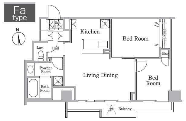Preview floorplan of Residia Nishikoyama