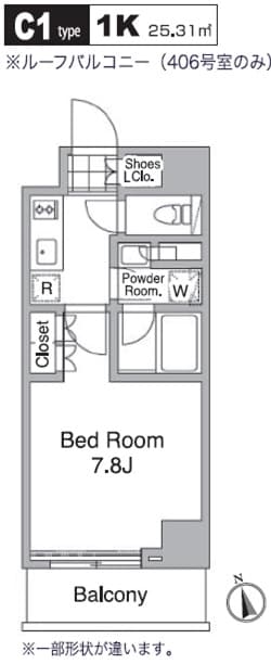 Preview floorplan of Residia Meguro IV
