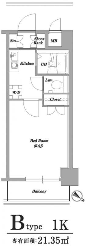 Preview floorplan of Residia Monzennakacho