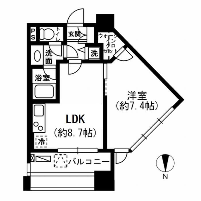 Preview floorplan of Residia Ichigaya
