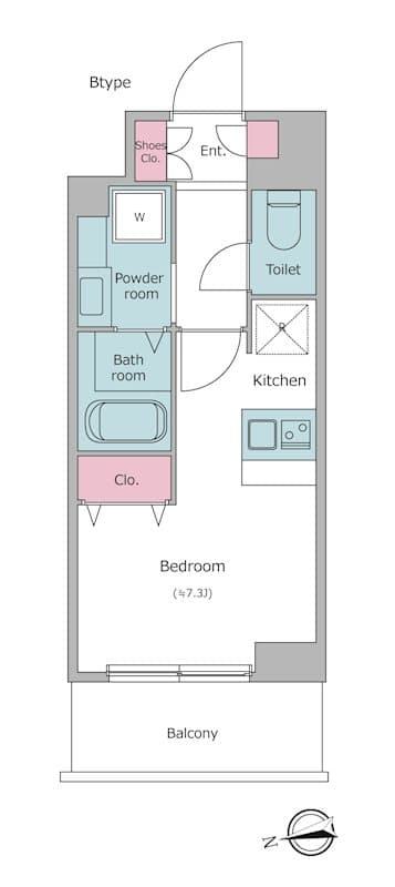 Preview floorplan of Residia Omori II