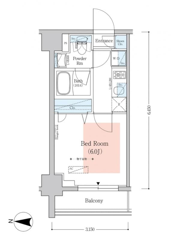 Preview floorplan of Urbanex Minami-Shinagawa II