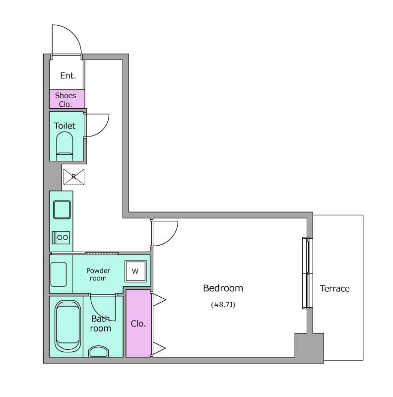 Preview floorplan of Residia Shinkawa
