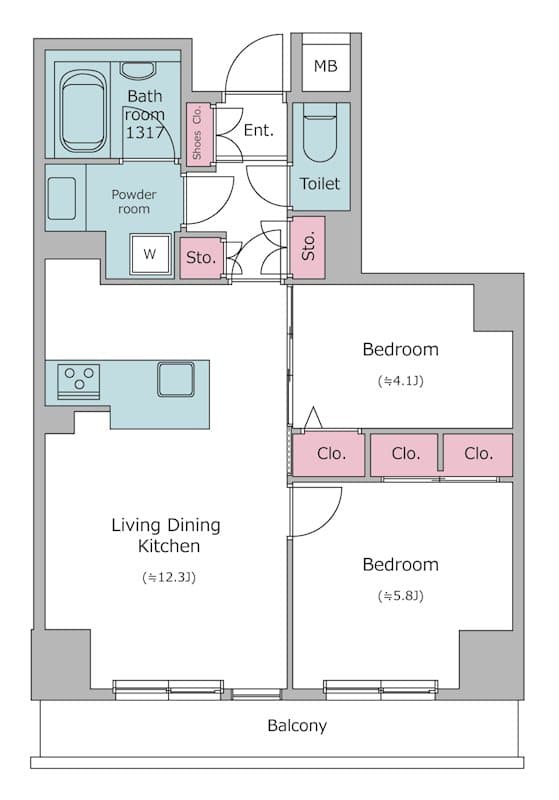Preview floorplan of Residia Bunkyo Otowa