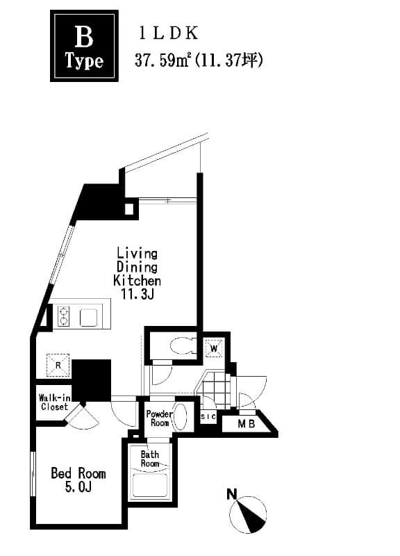 Preview floorplan of Residia Omori III