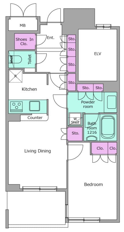 Preview floorplan of Residia Bunkyo Sengoku II