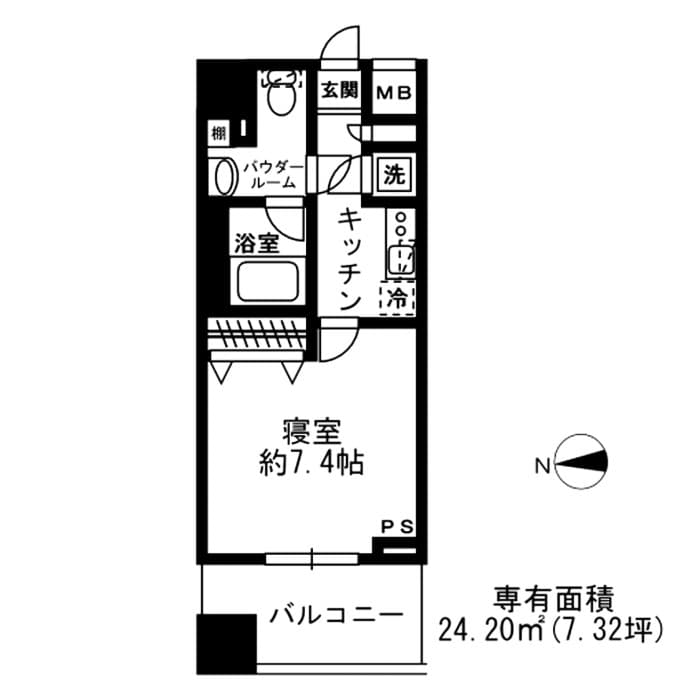 Preview floorplan of Residia Yotsuya 3-chome