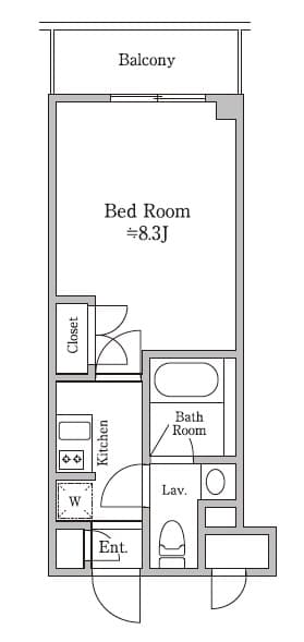 Preview floorplan of Residia Itabashi