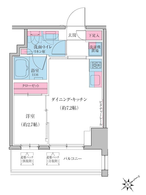 Preview floorplan of Crevia Rigse Yukigaya Otsuka