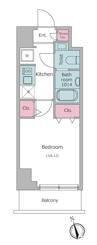 Preview floorplan of Residia Minamishinagawa Place