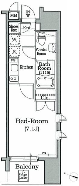 Preview floorplan of Residia Bunkyo Honkomagome