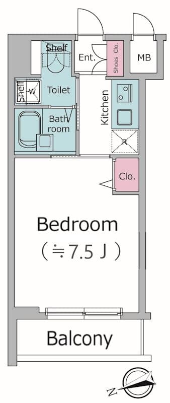 Preview floorplan of Residia Ginza East