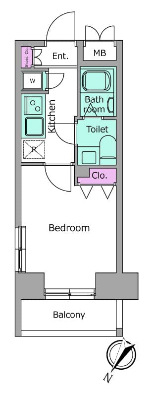 Preview floorplan of Residia Nihonbashi Ningyocho II