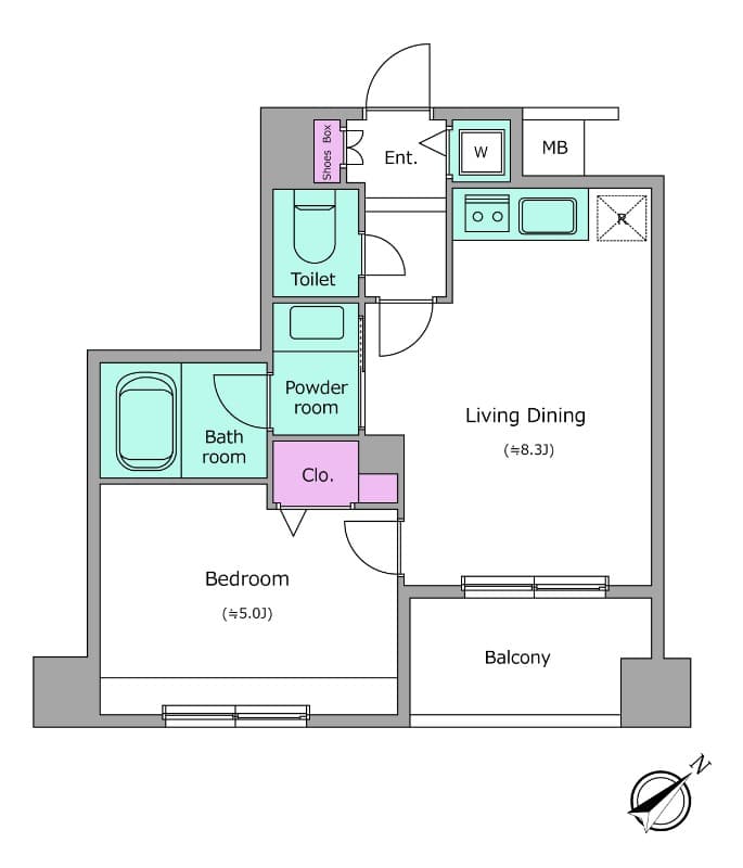 Preview floorplan of Residia Shinkawa II