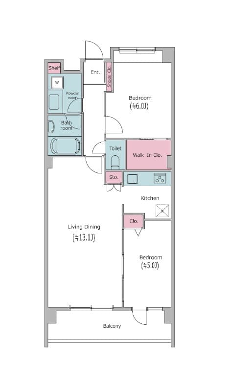 Preview floorplan of Residia Yutenji
