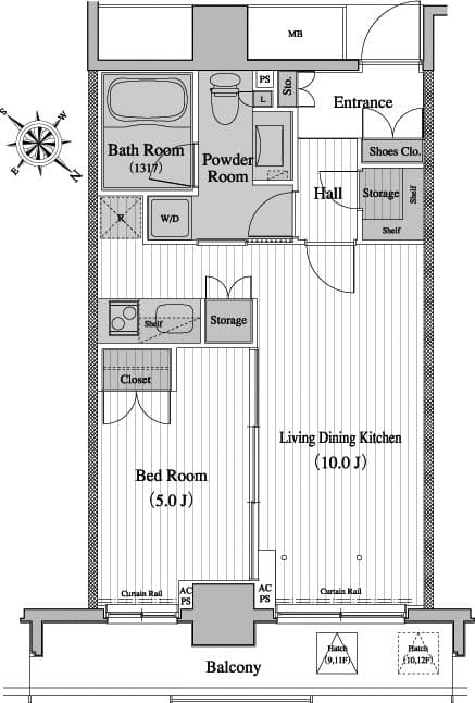 Preview floorplan of Residia Tsukishima II